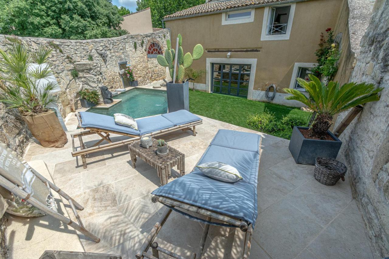 Le Baratier - Demeure De Charme Sauna & Piscine Calvisson Luaran gambar