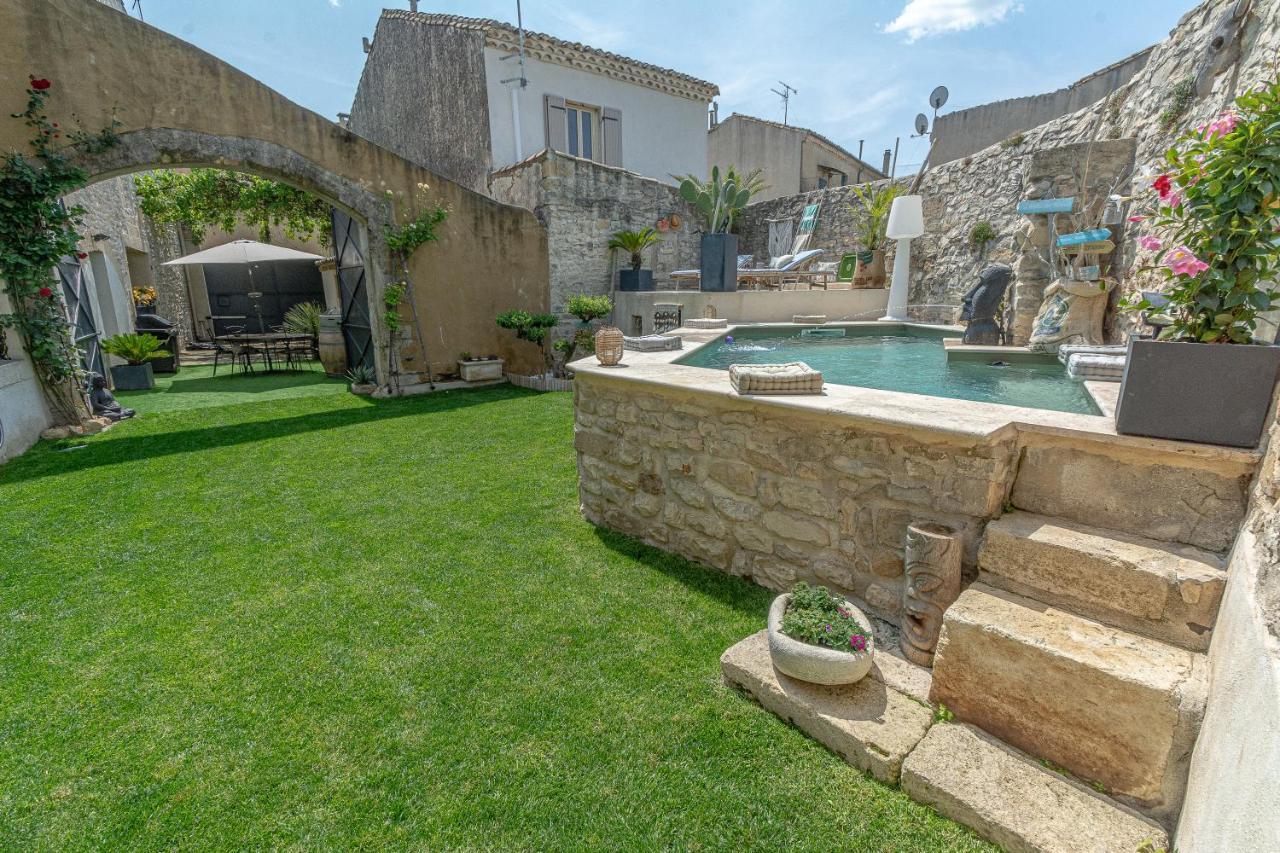 Le Baratier - Demeure De Charme Sauna & Piscine Calvisson Luaran gambar